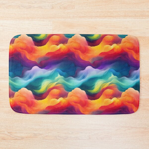 Item preview, Rainbow Pride Pattern Waves  designed and sold by NeavesPhoto.