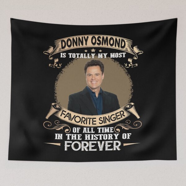 Item preview, CANTANTE DONNY OSMOND Cuello redondo Mujer designed and sold by kathelmoala.