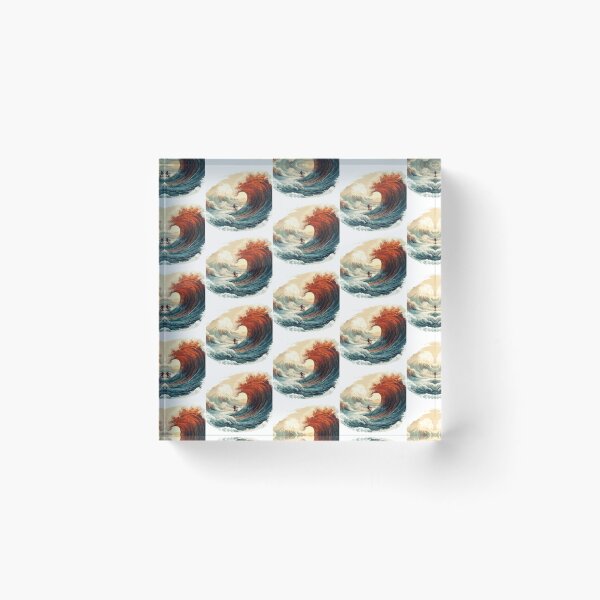 Item preview, Surf's Up Chic: Ride the Wave of Style with Our Trendsetting Designs on Redbubble! designed and sold by Ignorant-Artist.