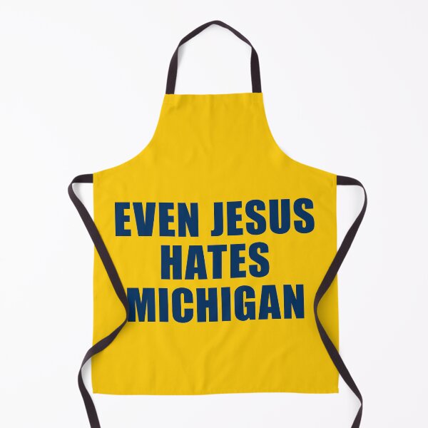 Item preview, Even Jesus Hates Michigan [blue] designed and sold by TraceTheFace.