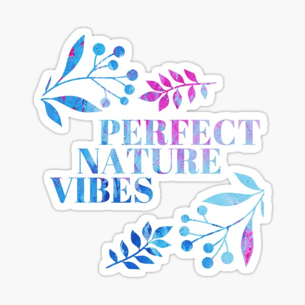 Item preview, Perfect Nature Vibes: Nature Lover Plants Blue Pink Watercolor  designed and sold by DesparezDesigns.