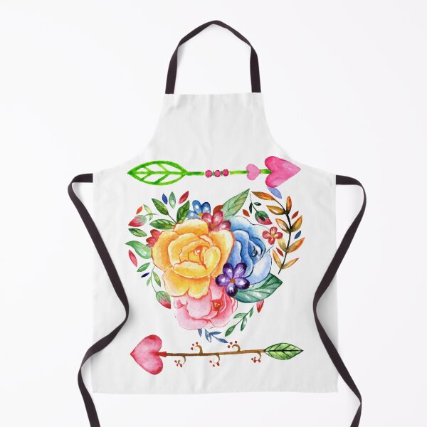Item preview, Watercolor Floral Heart designed and sold by Mustaph-Shop.