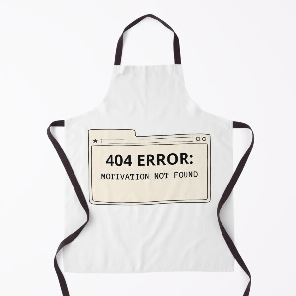 Item preview, 404 Error: Motivation Not Found funny sticker designed and sold by NatalieArtiste.