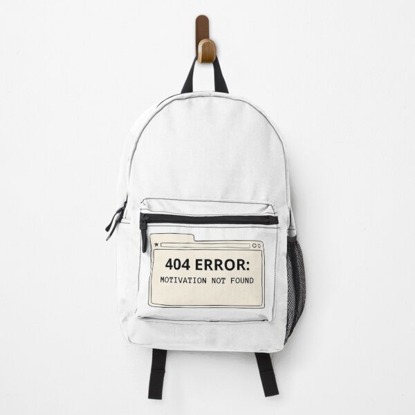 Item preview, 404 Error: Motivation Not Found funny sticker designed and sold by NatalieArtiste.