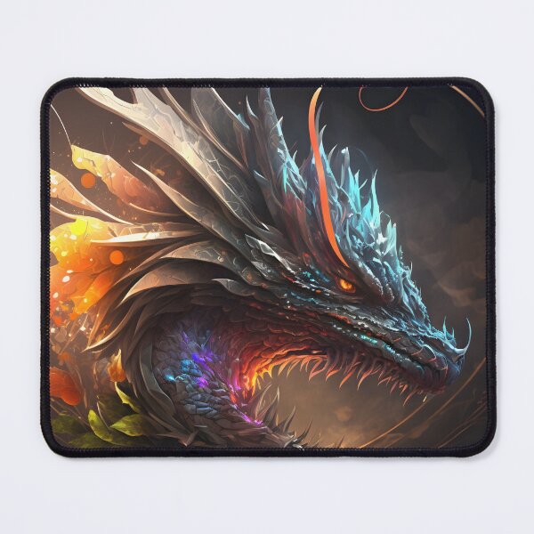 Item preview, Abstract Chinese Dragon Face Art designed and sold by PeteRascal.