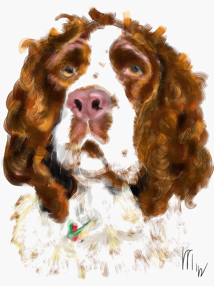 English Springer Spaniel by LITDigitalArt