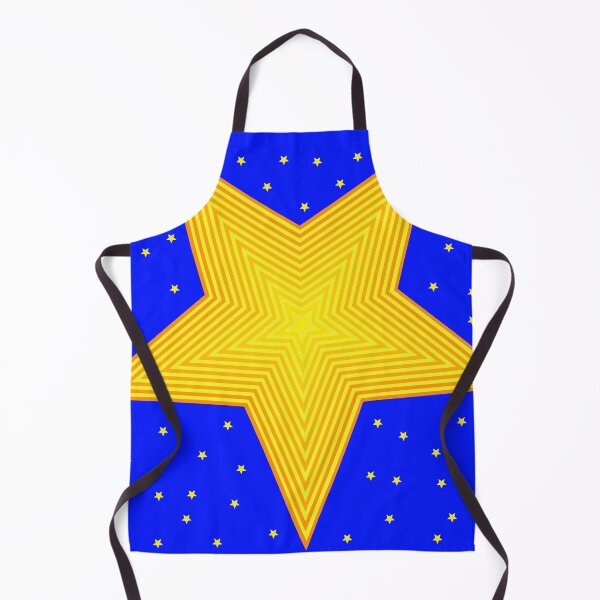 Item preview, Big star with small yellow stars on a blue background designed and sold by TataRafal85.