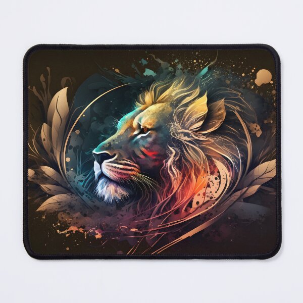 Item preview, Abstract African Lion Face Art designed and sold by PeteRascal.