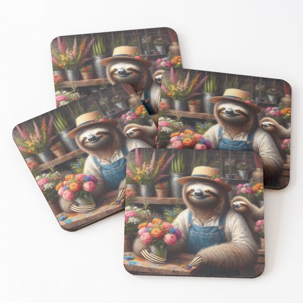 Item preview, Sloth Florist designed and sold by CrankyOldDude.