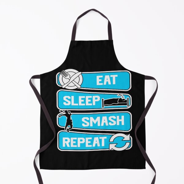 Item preview, Eat Sleep Smash Repeat, Cool Badminton For Men Women Shuttlecock Sports Team Player, Funny trainer, Badminton Lover designed and sold by behindthefacts.