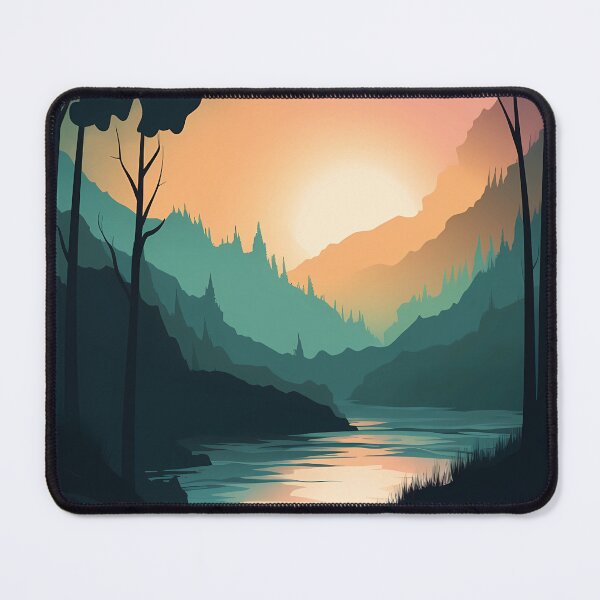 Artikelvorschau, Landschaft in Wasserfarben Design entworfen und verkauft von randrdesign.