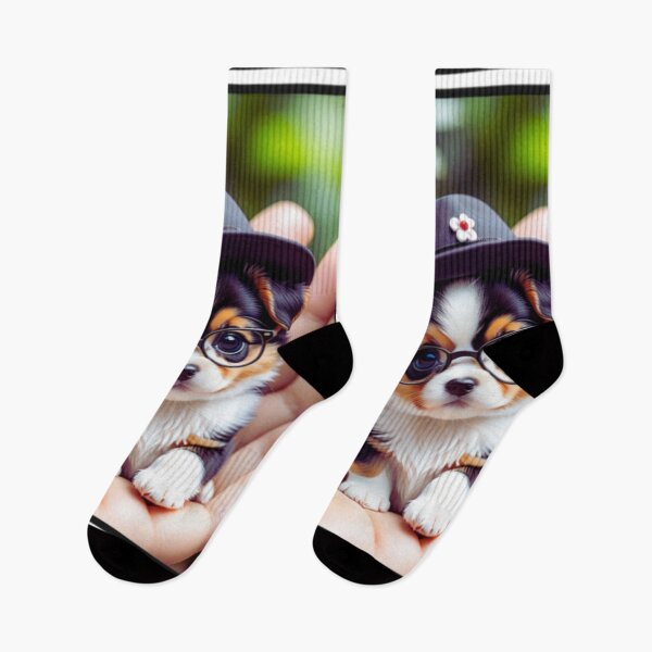 Item preview, dog with glasses and hat designed and sold by upbay.