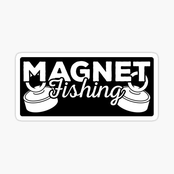 Magnetfishing sticker set - Magnet fishing with a Magnetar fishing