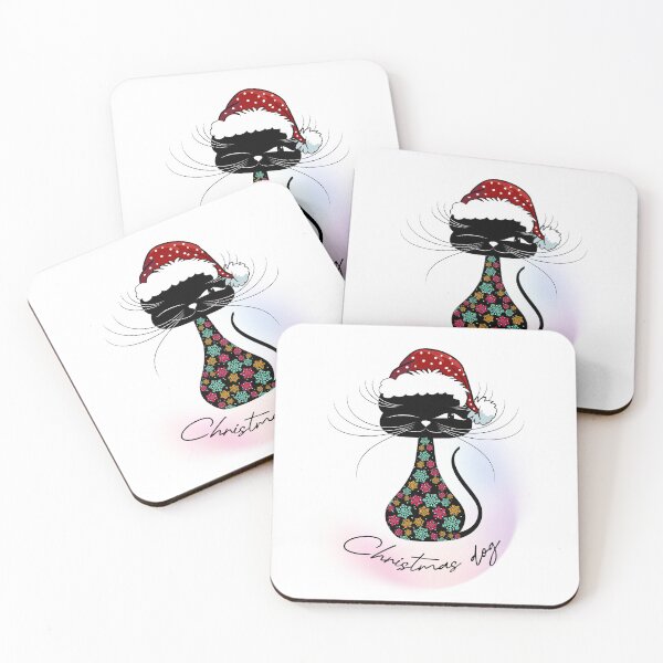 Item preview, christmas cat closeup / Merry Christmas  designed and sold by Butterfly  Effect.