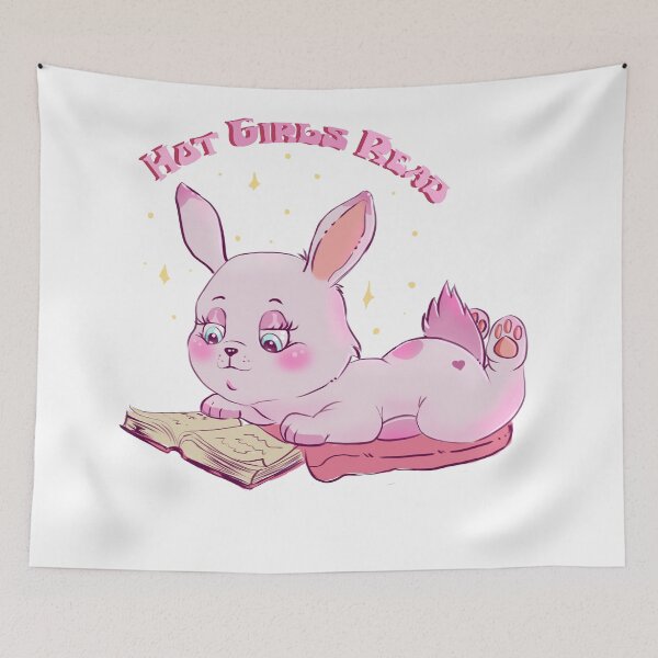 Item preview, Reading Bunny designed and sold by ZolliArt.