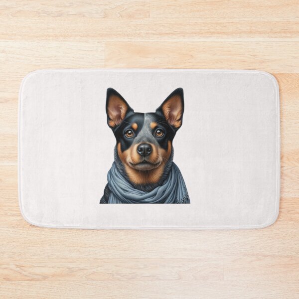 Item preview, Lancashire Heelerwith Scarf designed and sold by CoussaZau.