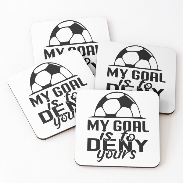 Item preview, Funny Soccer Lover Quote My Goal Is To Deny Yours For Every Kids soccer Goalkeeper designed and sold by saadabs.