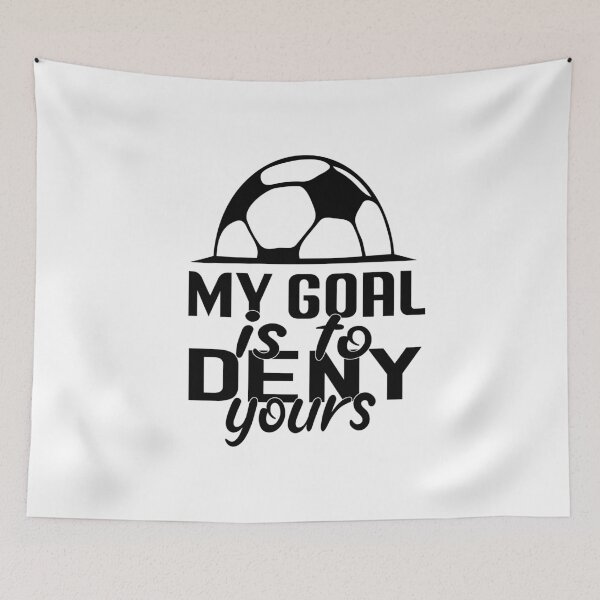 Item preview, Funny Soccer Lover Quote My Goal Is To Deny Yours For Every Kids soccer Goalkeeper designed and sold by saadabs.