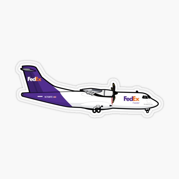 航空機・ヘリコプター FedEx Aviationtag ATR42-30 ATR42-300F Aviationtag Edition