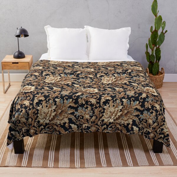 Item preview, Gold Filigree Floral Seamless Pattern designed and sold by PaxtonProjects.