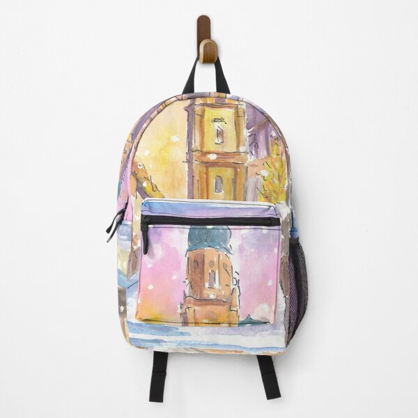 Item preview, Passau Bavaria Winter Street Scene with Cathedral in Snow designed and sold by artshop77.
