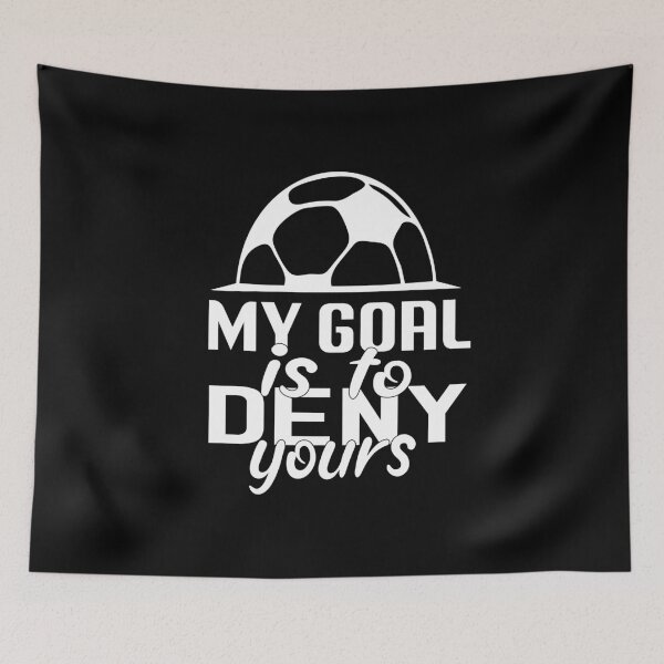 Item preview, Funny Soccer Lover Quote My Goal Is To Deny Yours For Every Kids soccer Goalkeeper designed and sold by saadabs.
