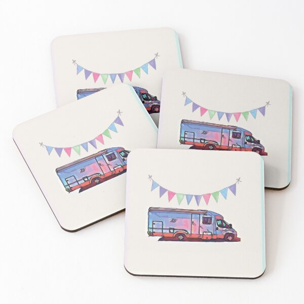 Item preview, Motorhome & Bunting designed and sold by LornaBowdenART.