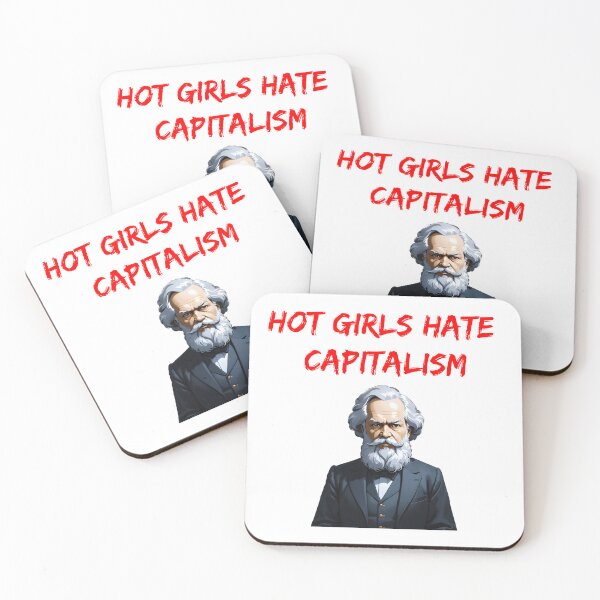 Item preview, Hot girls hate capitalism designed and sold by 24online.