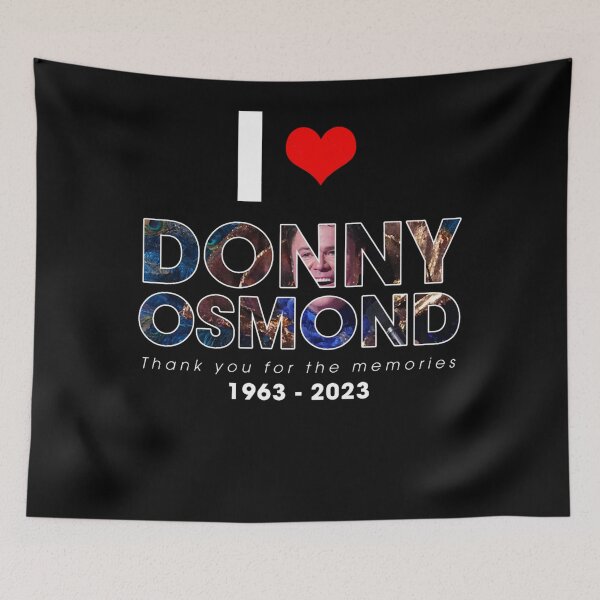 Item preview, Thank you for the memories Donny Osmond 1963 – 2023, I Love Donny Osmond designed and sold by kathelmoala.