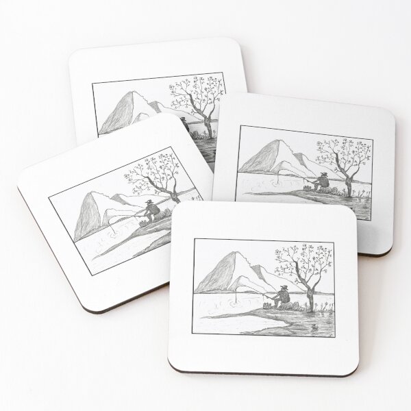 Item preview, Fishing landscape  designed and sold by Cartoonist Brian.