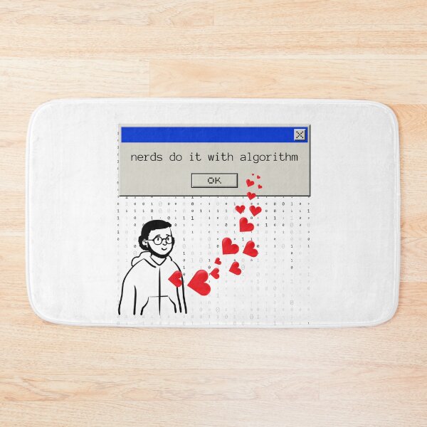 Item preview, Nerds do it with algorithm sticker funny designed and sold by NatalieArtiste.