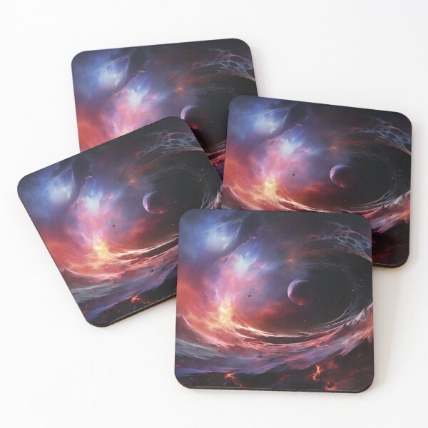 Item preview, Dark Fantasy Landscape - Galactic Waves designed and sold by Fantasy Masterpiece.