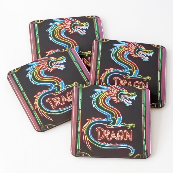 Item preview, Dragon neon designed and sold by MatrixTattoo.
