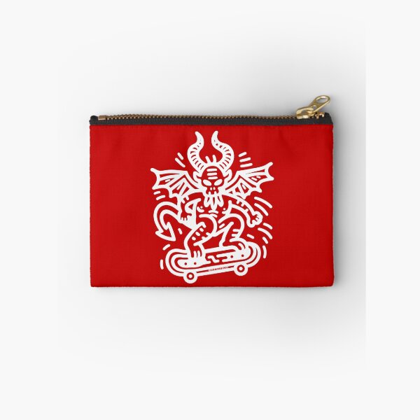 Item preview, Devil on a Skateboard - White designed and sold by PickledjoArt.