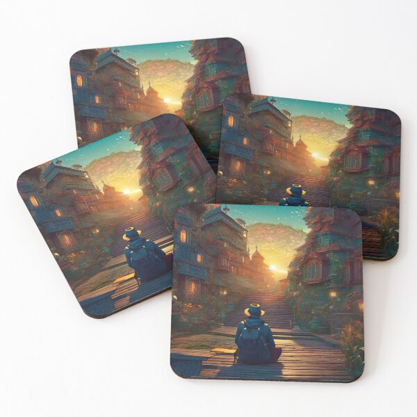 Artikelvorschau, Sonnenaufgang - Surreale Fantasy-Kunst entworfen und verkauft von Delerat7.