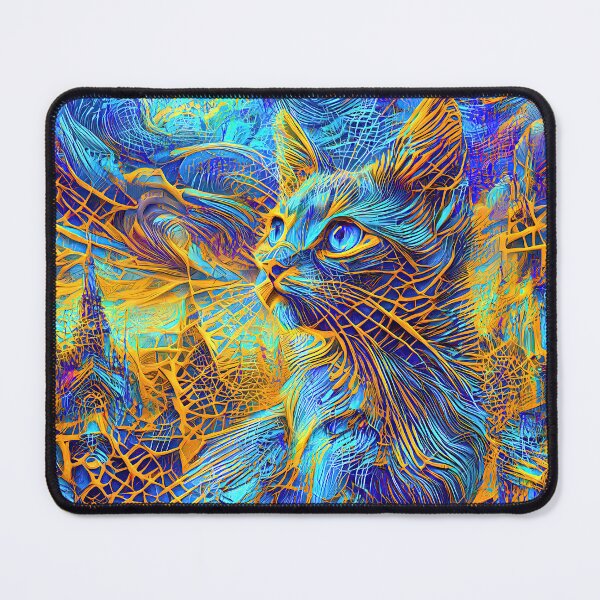 Item preview, Abstractions of abstract abstraction of cat. DeepDream #5815786033154 designed and sold by blackhalt.