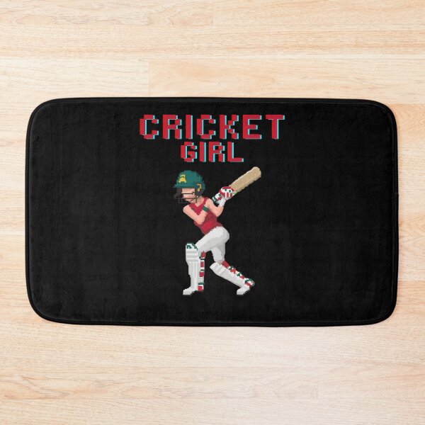 Item preview, Retro Pixel Cricket Girl Who Loves Cricket designed and sold by MarsLights.