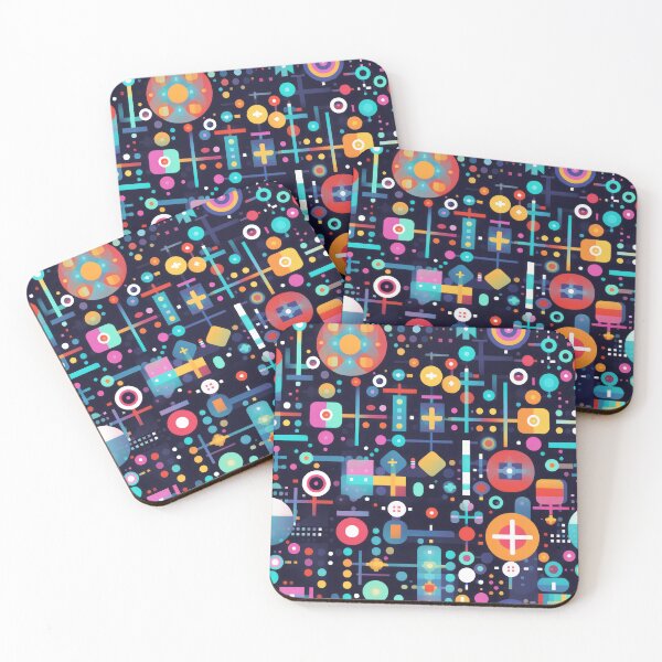 Item preview, Joyful Futurama: Seamless Digital Delight Pattern designed and sold by NeavesPhoto.