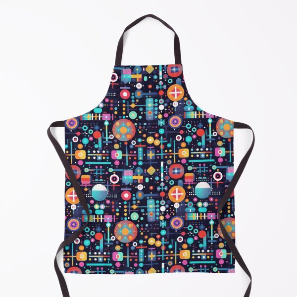 Item preview, Joyful Futurama: Seamless Digital Delight Pattern designed and sold by NeavesPhoto.