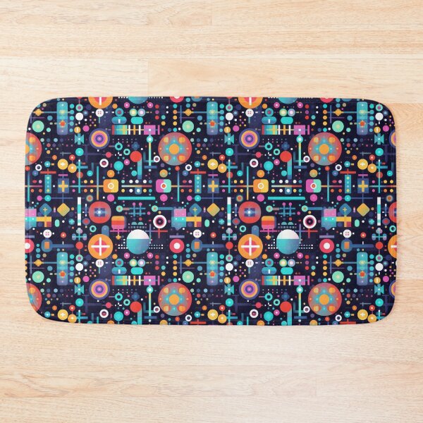 Item preview, Joyful Futurama: Seamless Digital Delight Pattern designed and sold by NeavesPhoto.