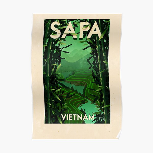 Travel Poster - Sapa Vietnam Poster