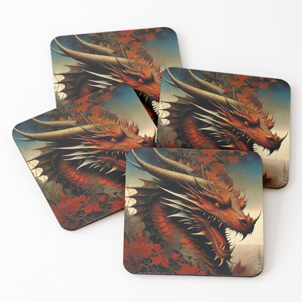 Item preview, Dragon of Autumn - Surreal Fantasy Art designed and sold by Delerat7.
