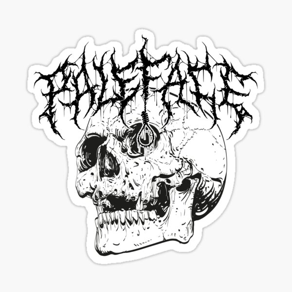 Item preview, Paleface Swiss skull designed and sold by caricashirts.