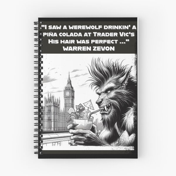 Item preview, Warren Zevon: "Werewolves of London" lyrics inspired designed and sold by hip-indie-art.