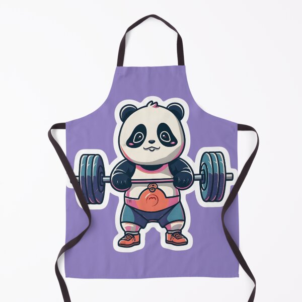 Item preview, GymHugger Panda: Sweat, Lift, Repeat! || PandaGains: Shredding with Furry Determination || designed and sold by GENZ-CREATIVES.