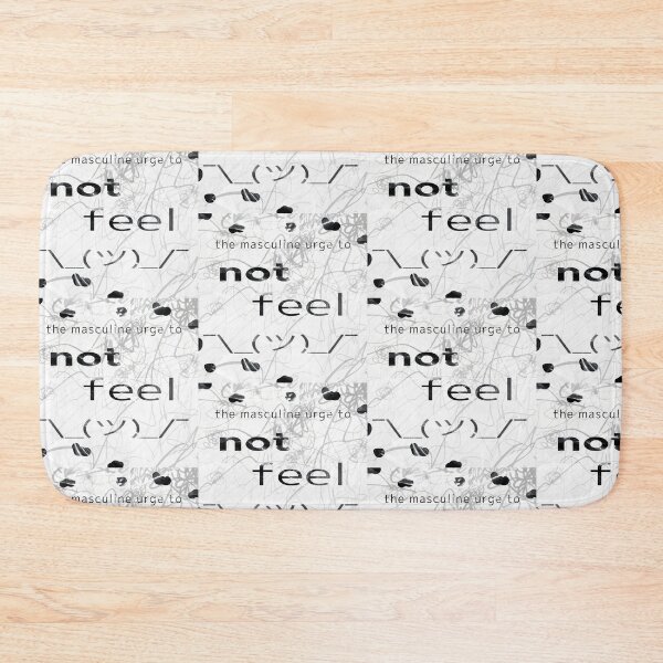 Item preview, The Masculine Urge to Not Feel designed and sold by Palatable Depression.