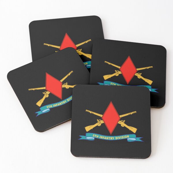 Item preview, Army - 5th Infantry Division - SSI w Br - Ribbon X 300 designed and sold by Military Insignia Products.