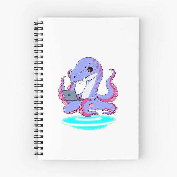 Item preview, Bluepus - Cyberpunk animal using a laptop ( character ) designed and sold by SyberNation.