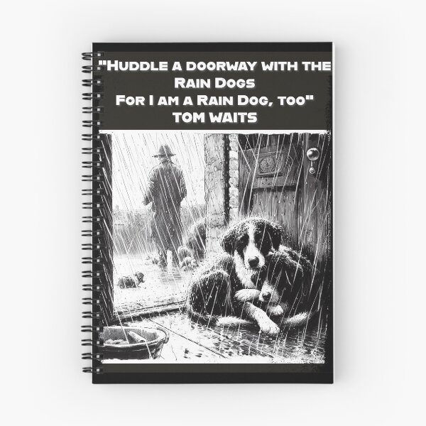Item preview, Tom Waits: "Rain Dogs" lyrics inspired designed and sold by hip-indie-art.