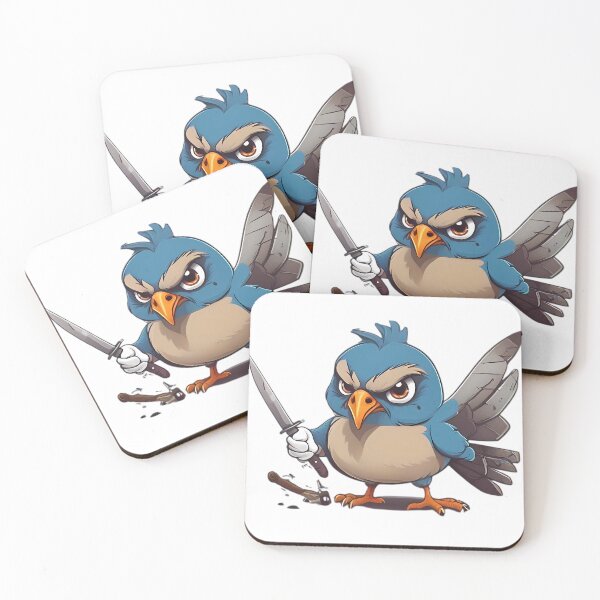 Item preview, Angy Pigeon with a Knife designed and sold by Adam Designs1.